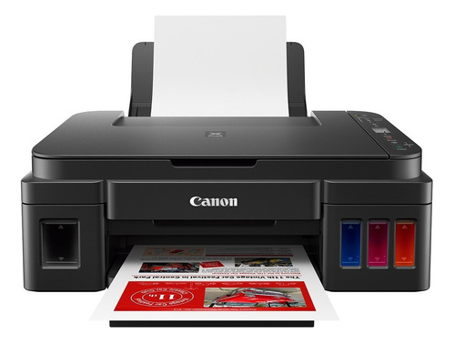 Impresora a color multifunción Canon Pixma G3110 con wifi negra 110V/220V G3110