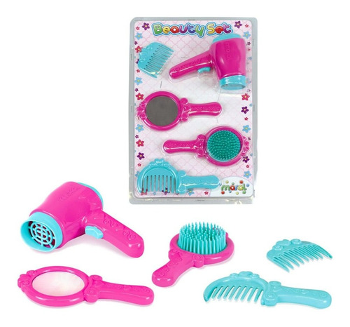 Kit De Beleza P/ Menina Beauty Set Blister 5 Itens Maral