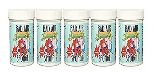 Bad Air Sponge Odor Neutralant, 14 Ounces, Office, 5pack Bad Air Sponge  Air Odor Absorbent