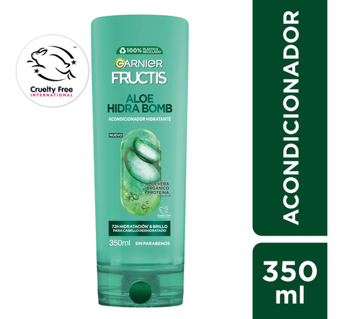 Acondicionador Garnier Fructis Aloe Hidra Bomb 350ml