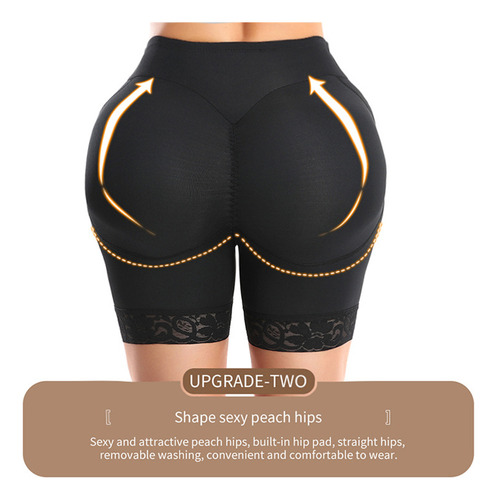Pantalones Cortos Shapewear Shapewear Para Mujer, Cintura Fa