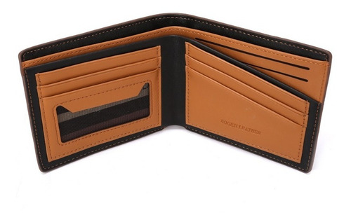 Imagen 3 de 7 de Cartera Caballero Bogesi Original Lujo Tarjetero Piel Linea