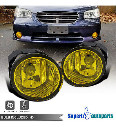 Fits 2000-2001 Maxima Sentra Frontier Fog Lights+switch Aai