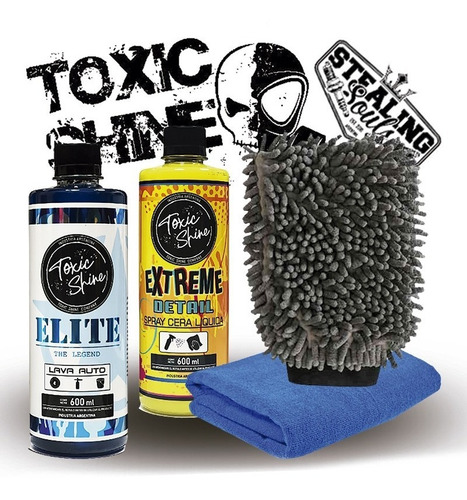 Toxic Shine | Kit Combo Lavado | Básico #17 | Shampoo + Cera