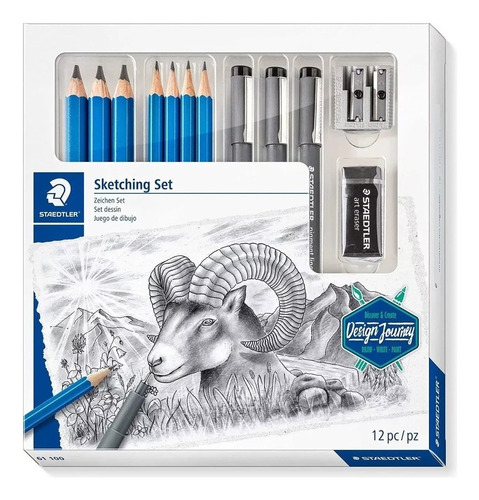 Set Sketching Dibujo Diseño Staedtler X 12 Piezas Original !