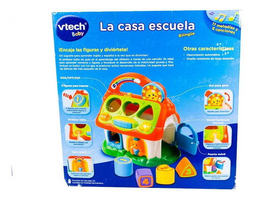 Imagen 4 de 4 de Casa De Aprendizaje De Figuras Para Bebe Con Luces Y Sonido