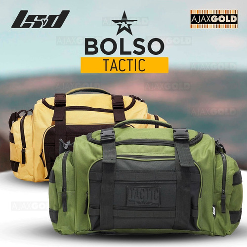 Imagen 8 de 10 de Bolso Tactico De Viaje Reforzado Gym Deportivo Grande Asalto