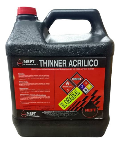 Thinner Neft Acrilico Galón (premium) 