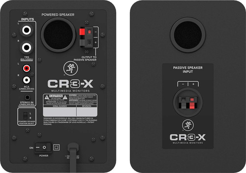 Monitores Multimedia Mackie Cr3-x De 3 Pulgadas