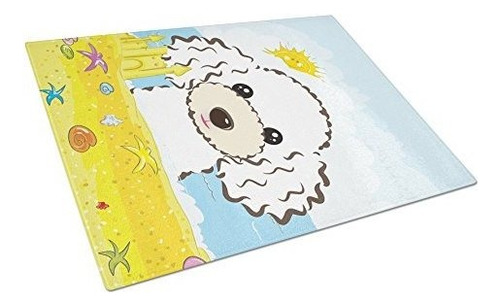 Caroline's Treasures Bb2125lcb White Poodle Summer Beach