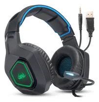 Comprar Fone Gamer Headset Usb P2 Com Led Para Pc Notebook Consoles