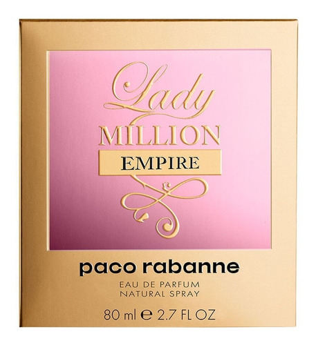 Lady Million Empire Paco Rabanne Edp 80ml Original