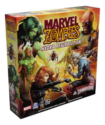 Marvel Zombies Hydra Resurrection Expansão De Jogo Tabuleiro