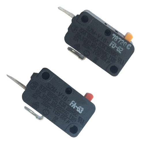 6 Micro Switches Para Microondas Usados. Servicio Técnico.