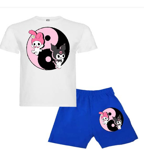 Pijama Corto Niñas Algodon Cinnamoroll Corazón