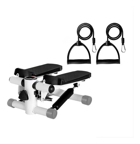 Imagen 5 de 9 de Mini Stepper Escaladora Con Bandas De Resistencia