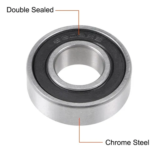 6202-16-2rs Rodamiento 16x35x11mm Double Sealed 2pcs