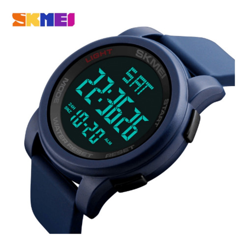 Relógio Masculino Esportivo Digital Led Pulseira Silicone