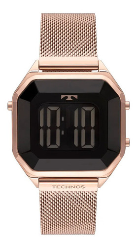 Relogio Technos Feminino Crystal Rose Bj3851ak/4p