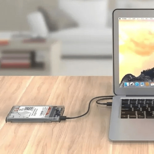 Case Gaveta Hd Sata Usb3.0 5gpbs Notebook Transparente- 206j