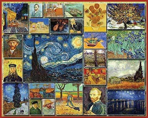 Rompecabezas De Montaña Blanco Van Gogh - 1000 Pedazo Is0yb