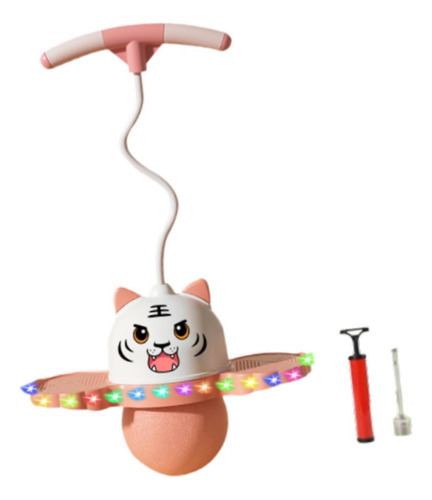 / Pogo Ball Con Asa, Juguete De Salto Alto Con Bomba, Rosa