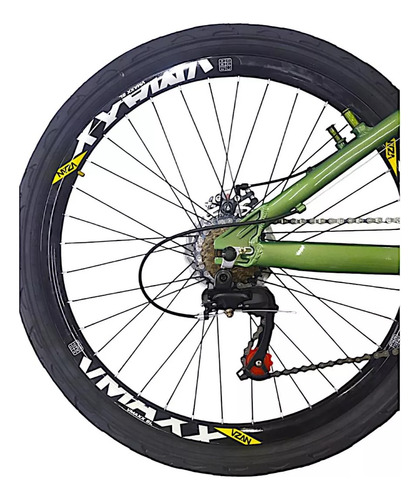Bicicleta Gios 4 Trix/frx Evo Do Grau Aro Vmaxx 21v Verde Militar Brilhante 15 "