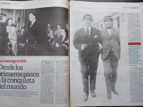 Suplementos Gardel Clarín Tiempo Argentino Años 83*95 Y 2012 (Usado)