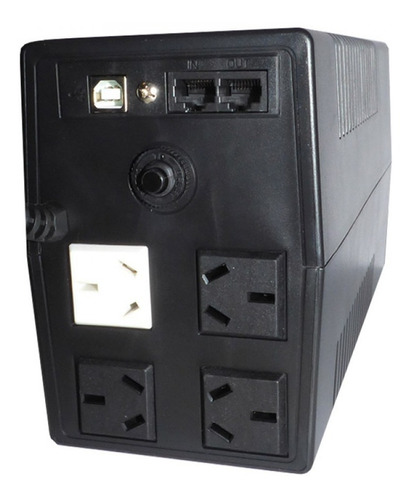 Imagen 2 de 6 de Ups + Estabilizador Lyonn Desire 500 500w 500va + Soft + Usb