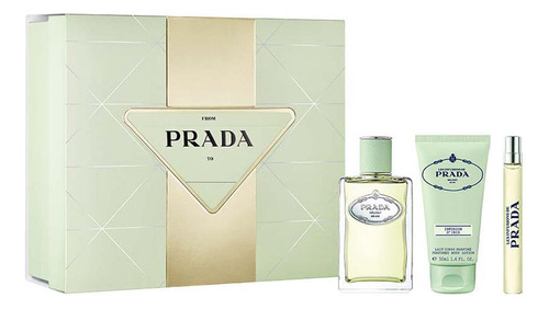 Gift Set Prada Infusion D'iris Eau De Parfum 100ml 3-pcs