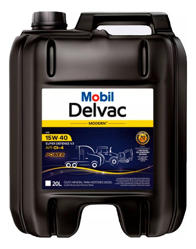 Mobil Delvac Modern Mx Power 15w40 Ci-4 Diesel 20 Litros