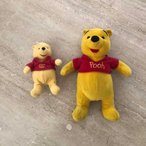 Peluche De Oso Winnie De Pooh Disney Importado Con Su Hijo