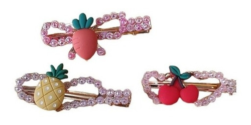 Pasador Accesorio Para Cabello Pinza 3 Piezas Para Dama