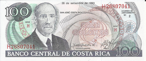 Costa Rica 100 Colones 1993