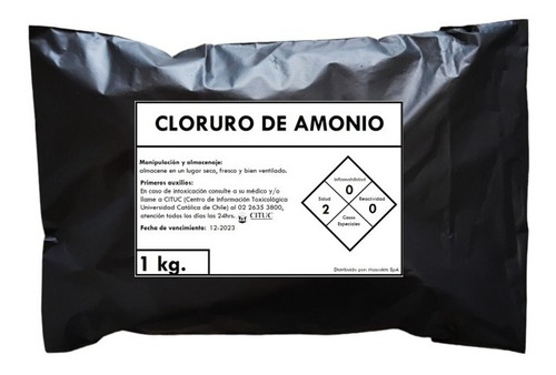 Cloruro De Amonio Industrial 1 Kg (grado No Alimenticio)