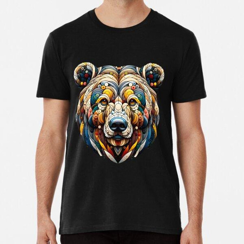 Remera Oso De Vidrieras Algodon Premium