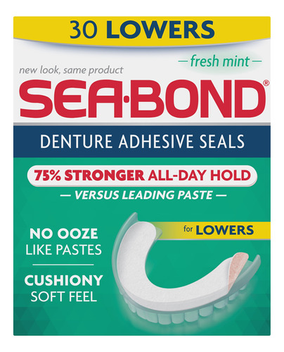 Sellos Adhesivos Para Prótesis Dental Sea Bond 30 Sellos