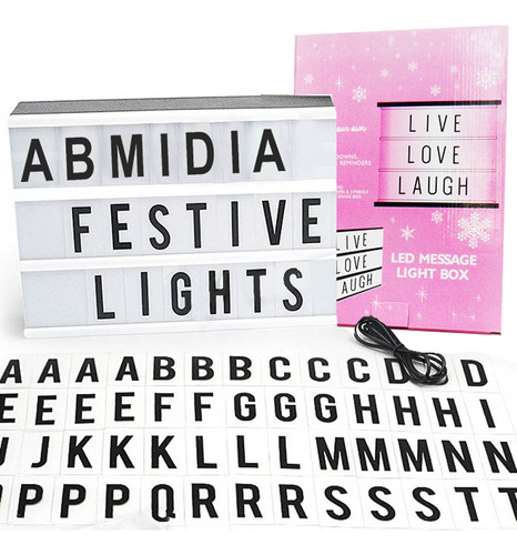 Lámpara LED para letreros con panel de 90 letras y números
