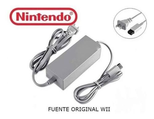 Original Nintendo Ac Adaptador De Corriente Para Wii