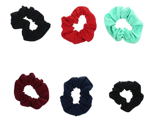 Colita Scrunchies Para Pelo Escolar Liso Docena Por Mayor