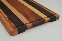 Comprar Tabla Artesanal Para Asado De Maderas Ensambladas Modelo 2