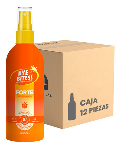 Spray Repelente De Mosquitos Forte 100ml Caja 12 Piezas