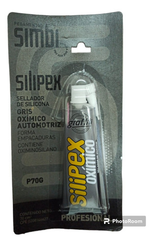 Silicon Gris Alta Temperatura 70ml. Silipex