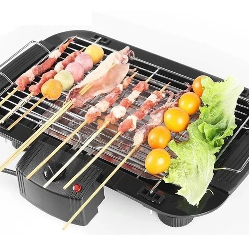 Imagen 1 de 5 de Parrillera Eléctrica Antiadherente Barbacoa Asado Xl Pro