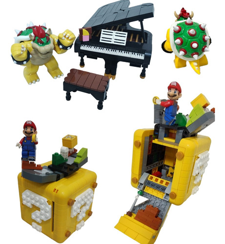 Kit Para Armar Super Mario Box Cuestión, Bowser Piano Love.