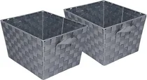 Comprar Canastas Tela Tejida Cestas Almacenaje Recamara Baño
