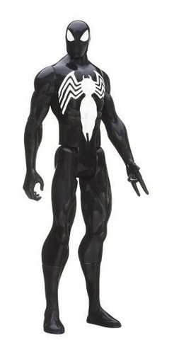 Marvel Ultimate Spider-man Titan Hero Series Traje Negro Fig