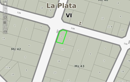 Imagen 2 de 2 de 487 Esq. 139 J. Gorina. Lote En Venta