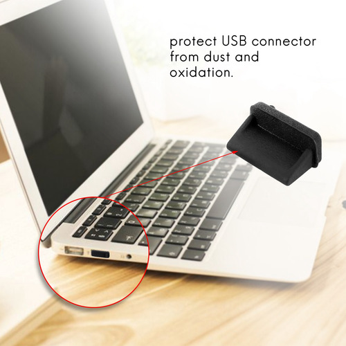 Tapón De Silicona Para Puerto Usb, 10 Unidades, A Prueba De
