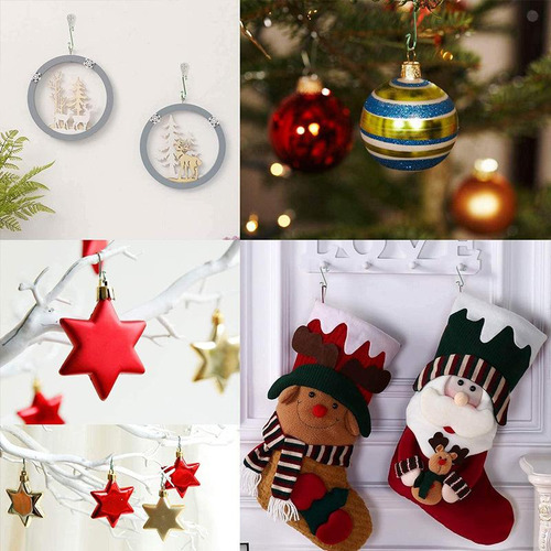 20 Ganchos Para Adornos Navideños, Colgadores Multiusos